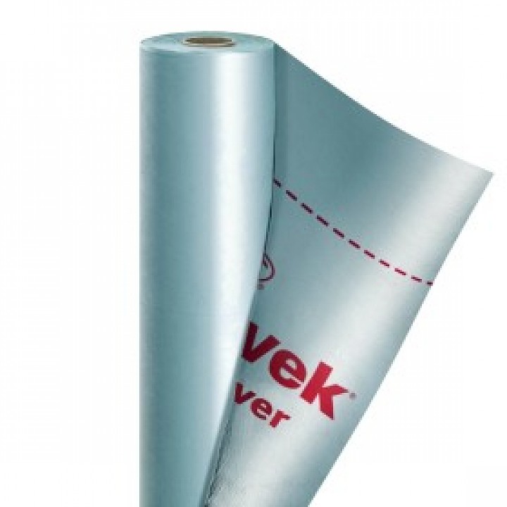 Мембрана гидроизоляционная метализированная Tyvek Solid Silver 1,5-50